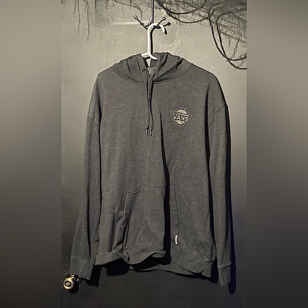 Camo logo vans hoodie
